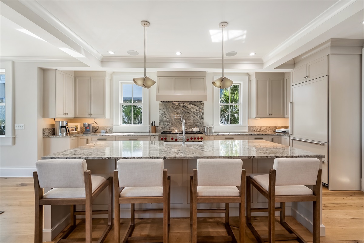 Chef Kitchen | Beach Shelter | 3708 Palm Blvd | Isle of Palms, SC | IOP Escapes