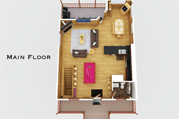 Relax, fun, cook, dine. One great space for everyone.