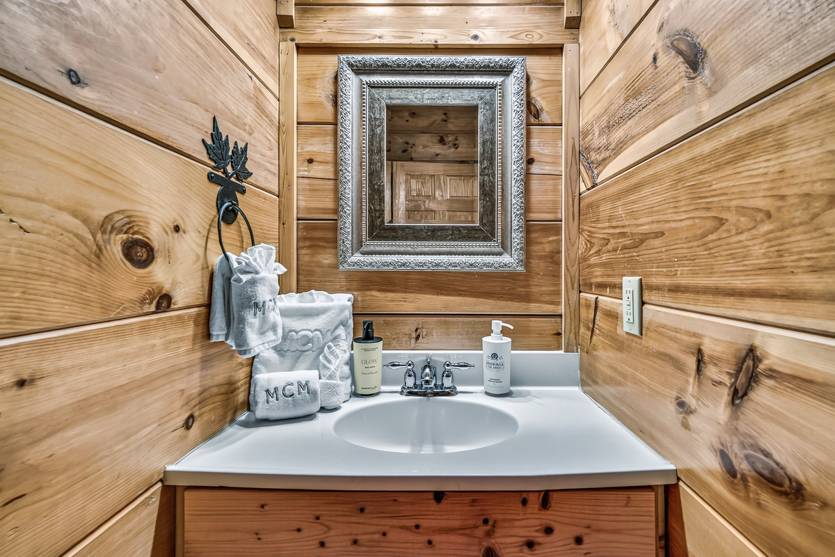 Enjoy a clean, bright space to get ready with ample counter room and convenient power outlets.