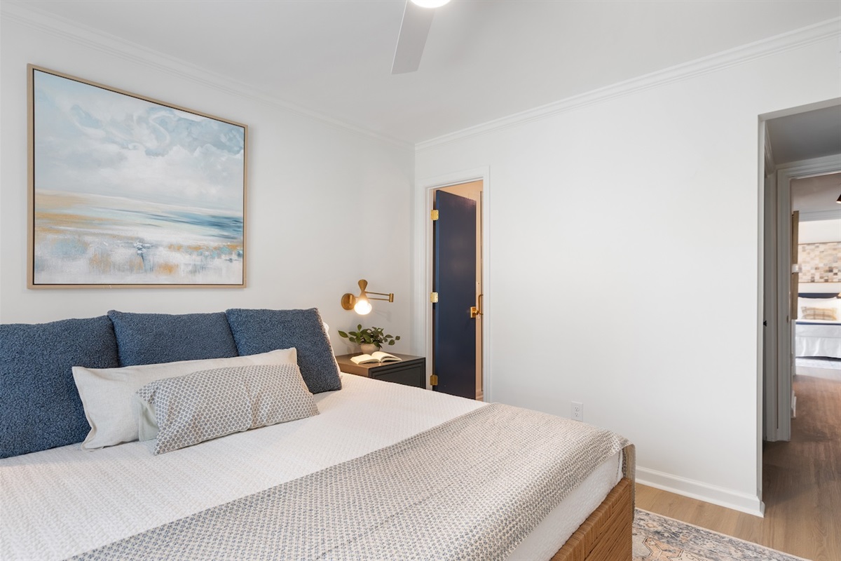 Queen Bedroom | 211C Oceanside Villas | Isle of Palms SC | IOP Escapes