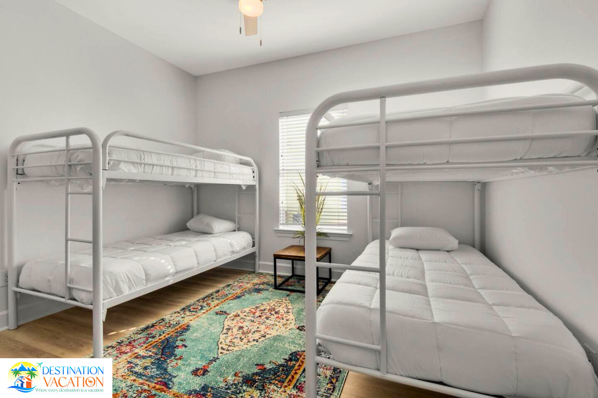 Comfortable bunks make space for unforgettable family stays.