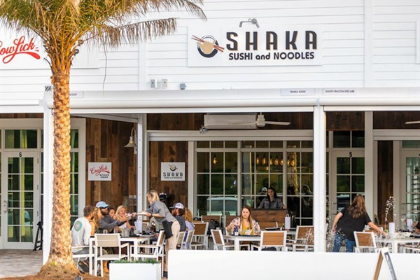 Our favorite Sushi place just a short walk from the cottage.