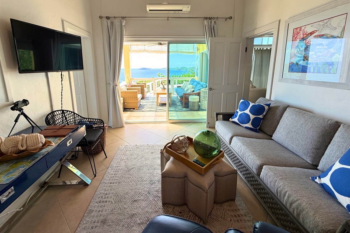 The office is a perfect place to relax and watch TV, read a book or get some work done if needed.