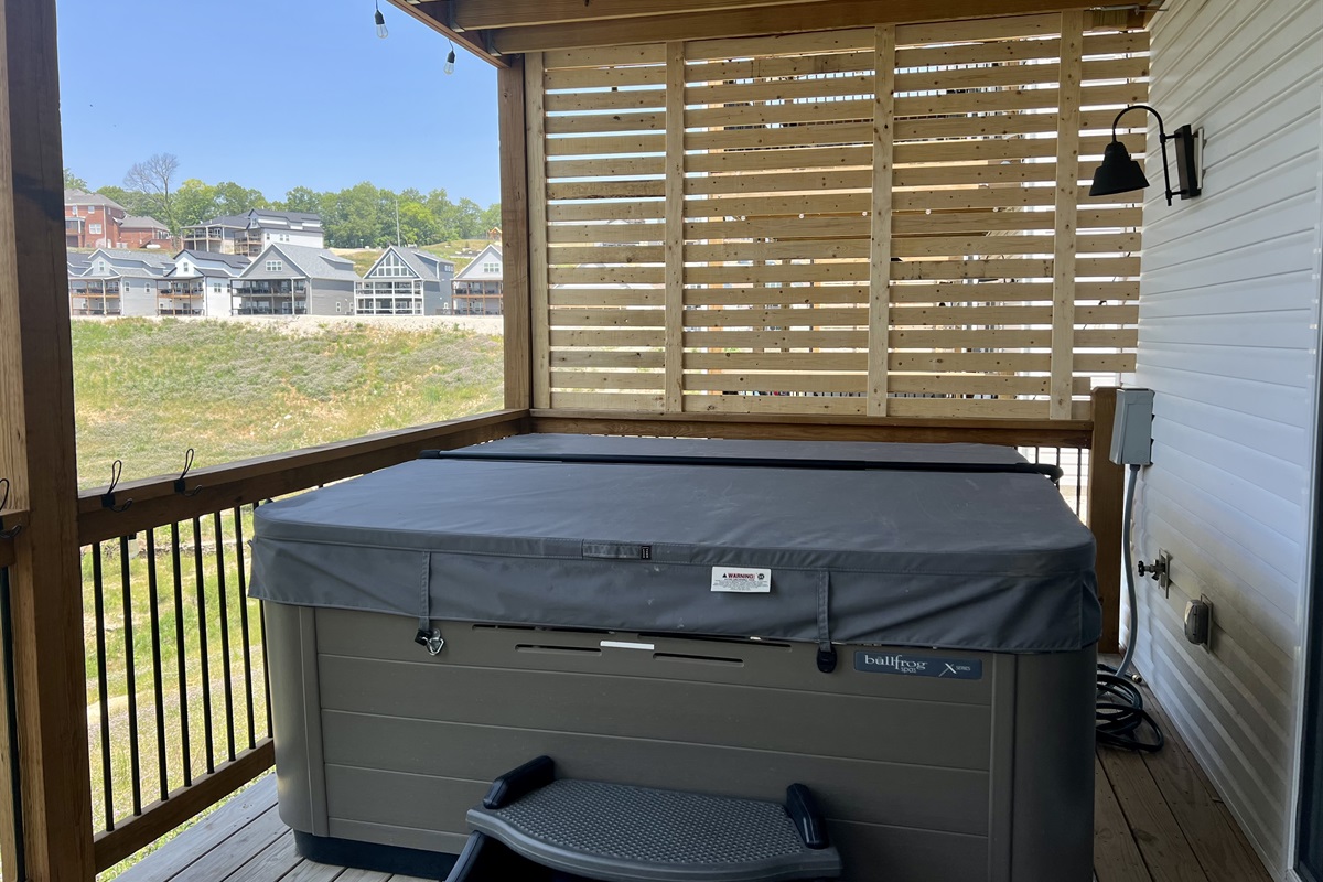 Private Hot Tub Area