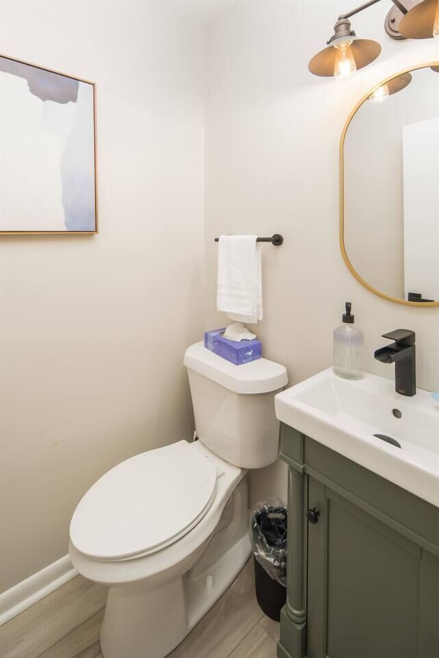 Unit 4: Half Bathroom Bed & Bath Linens Provided