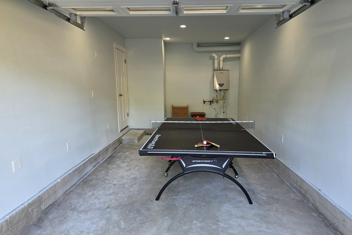 Garage with Pool Table