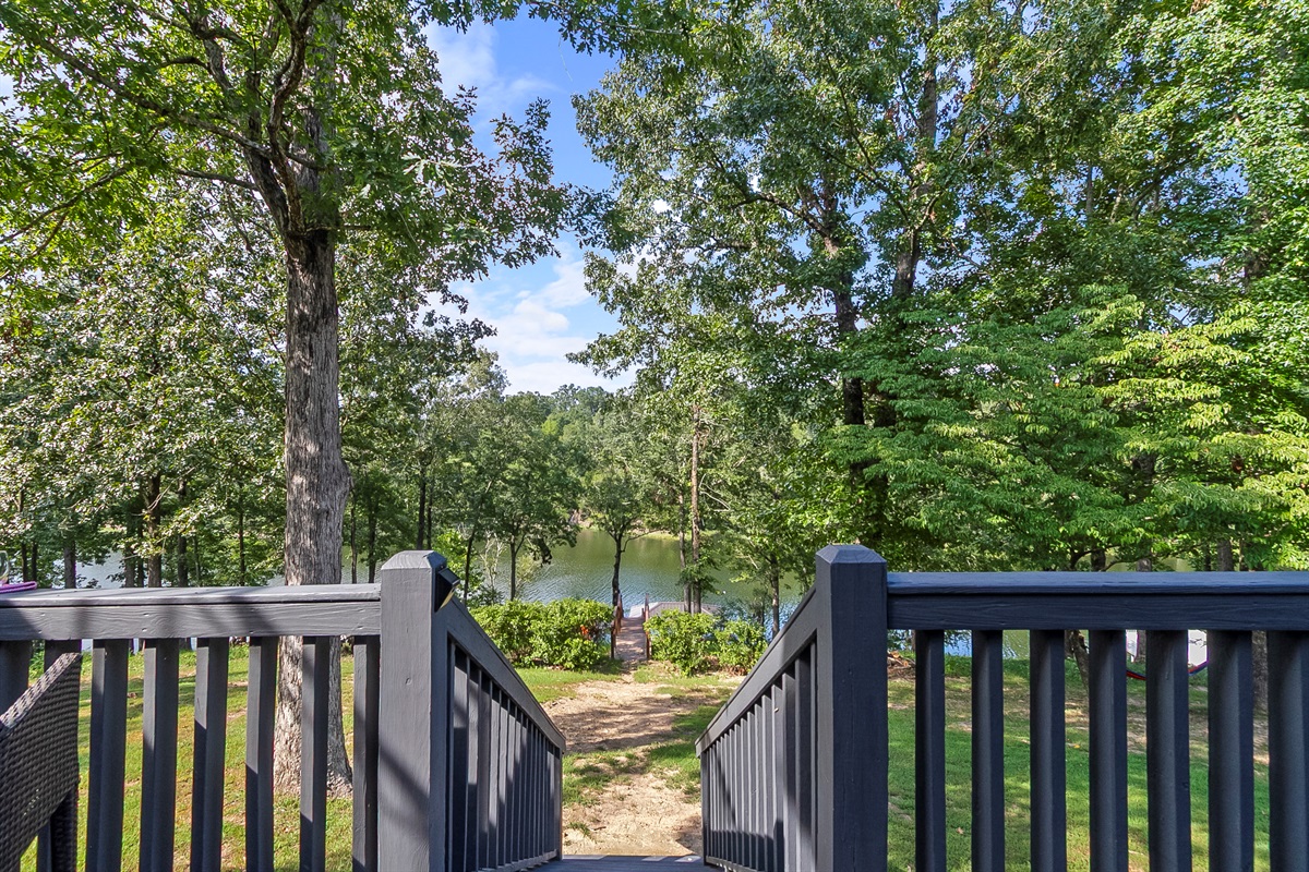 Lake View from Porch
