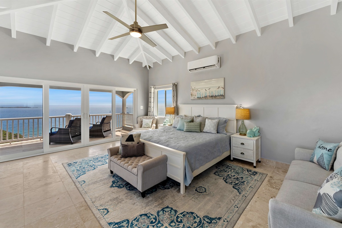 Wake up to sunshine streaming through windows and ocean breezes.