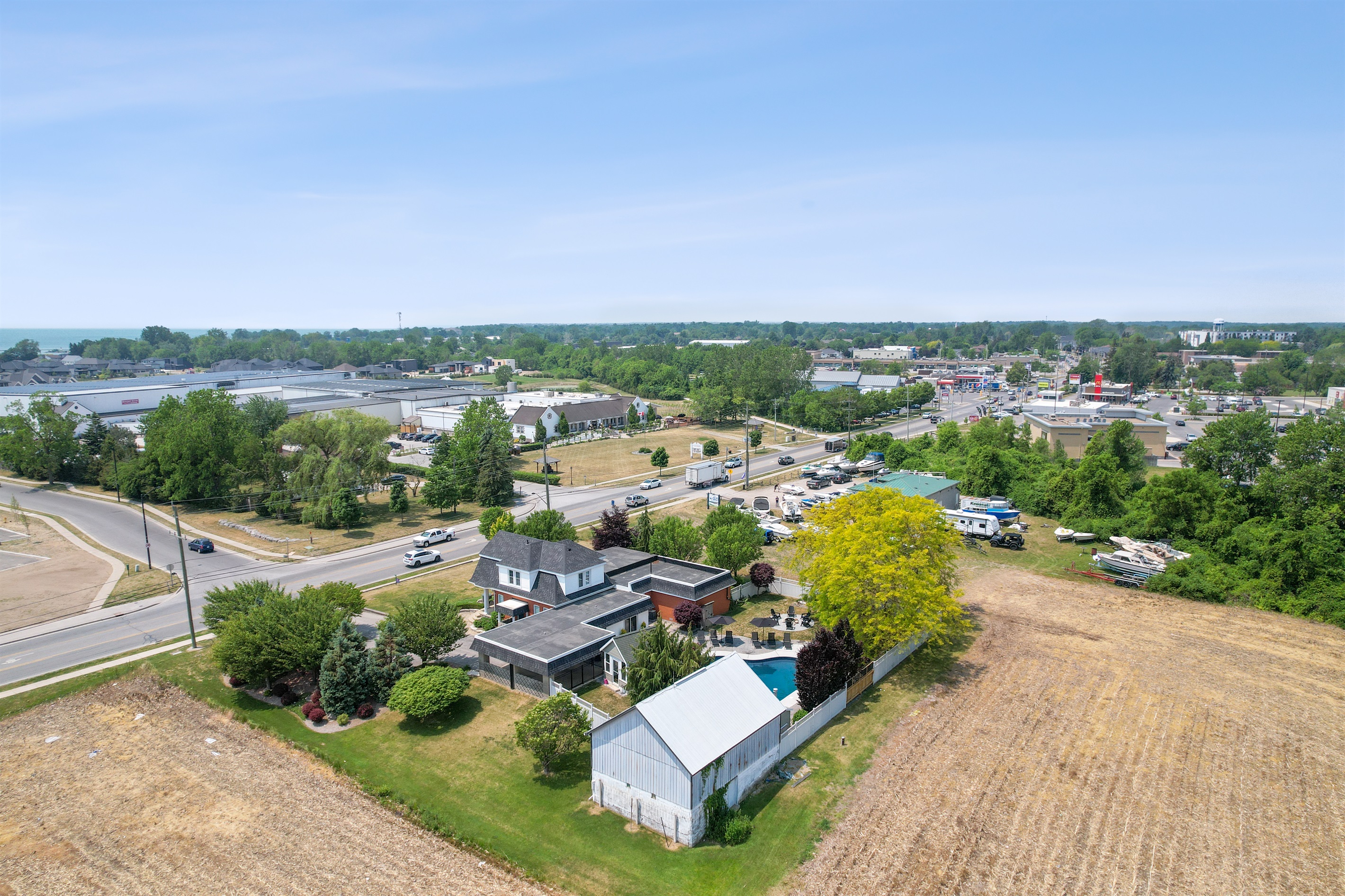Aerial View of Exterior
