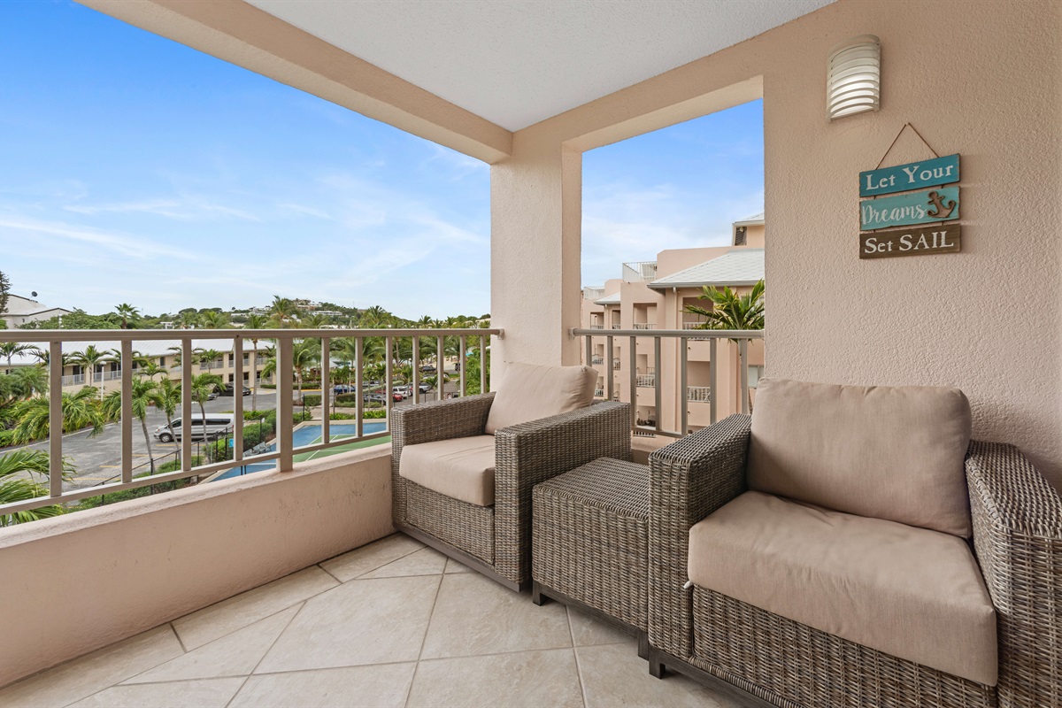 Whether you&rsquo;re catching up on a good book or just enjoying the view, your balcony is the perfect setting.