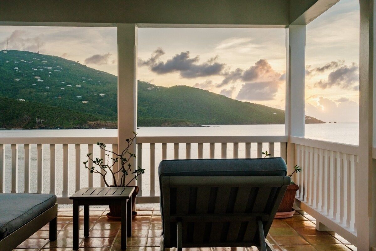 You will have a beautiful sunset view May - September.