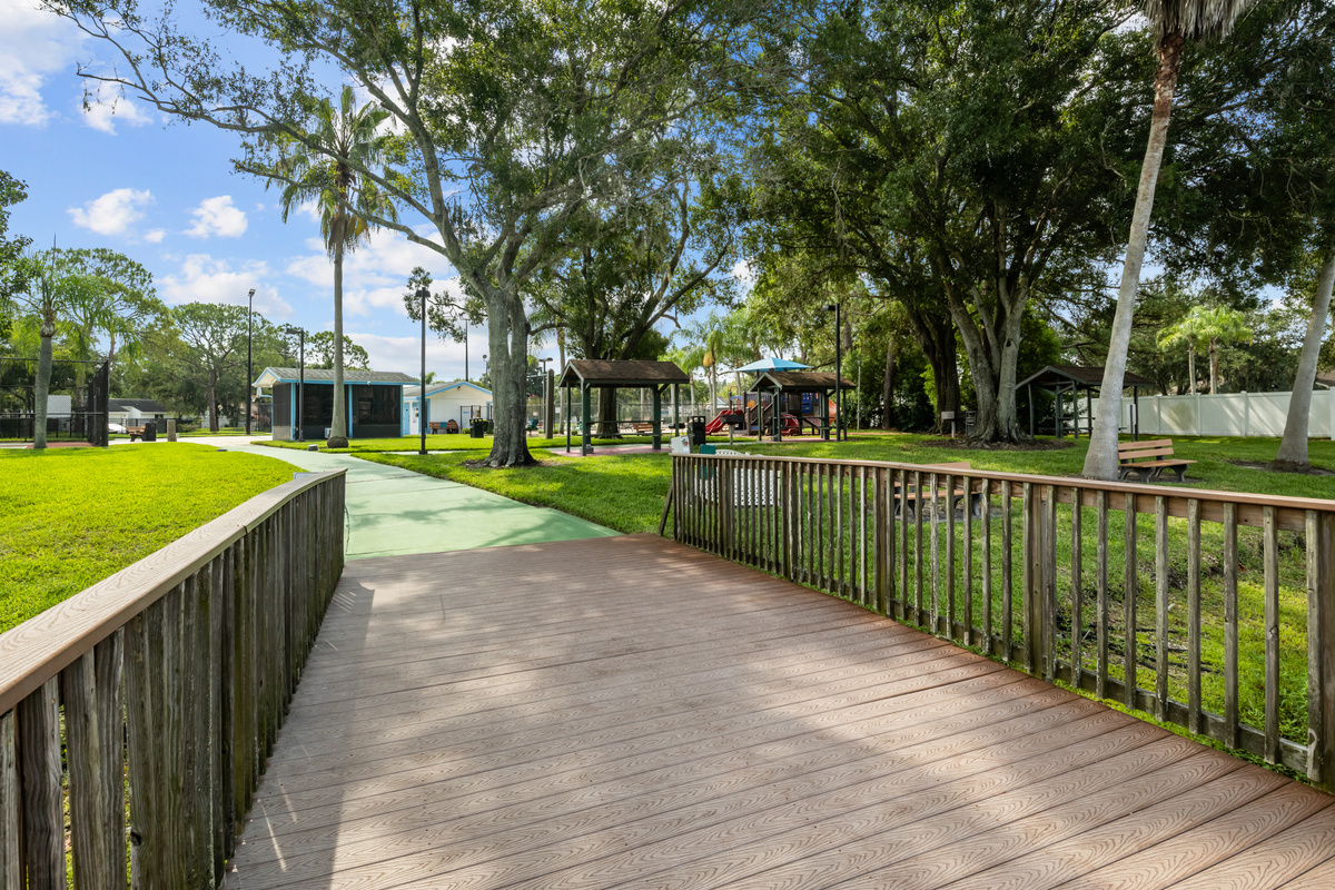 Recreation area dock.