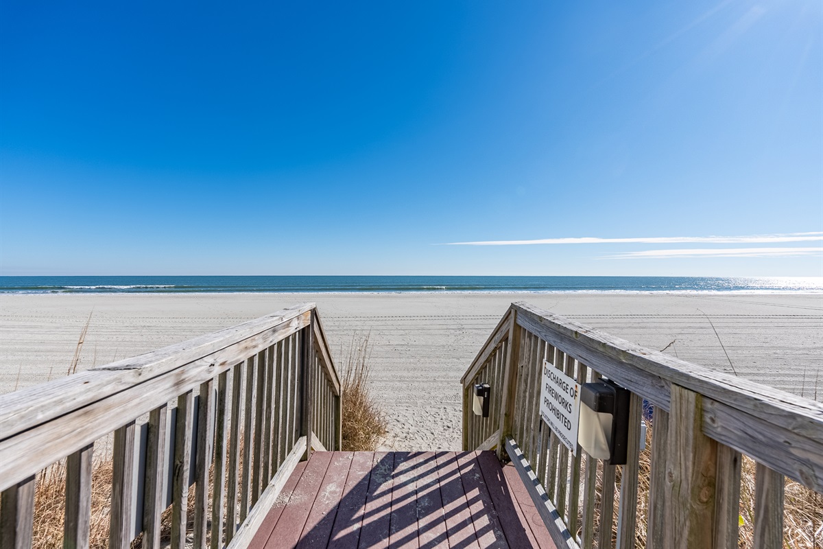 Steps to the Beach