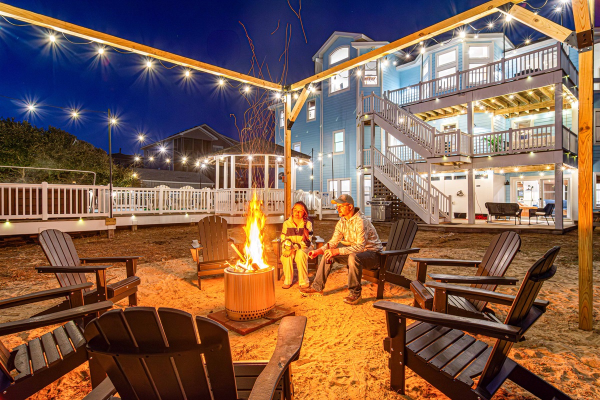 Enjoy the back yard under the stars