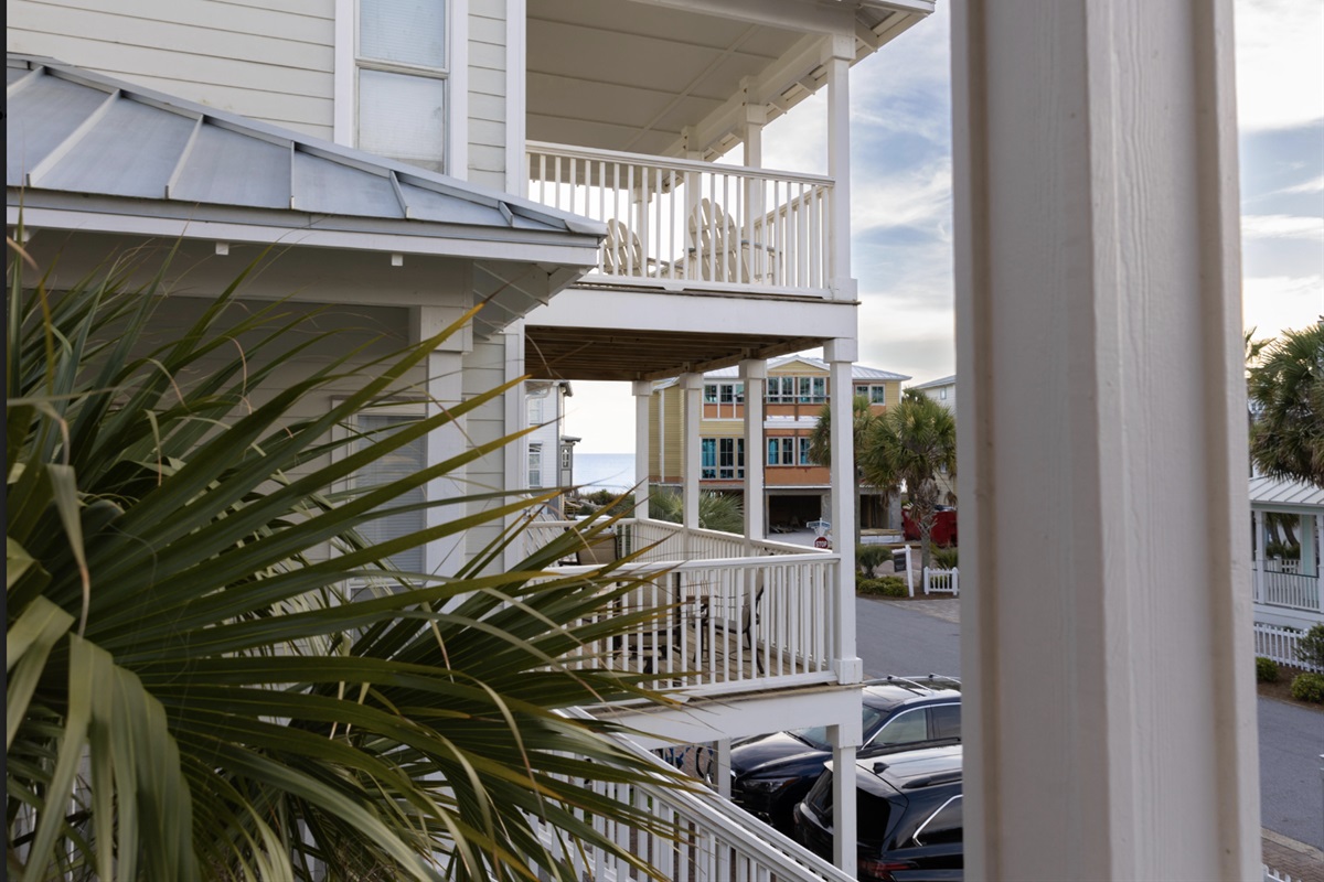 Master Bedroom Balcony with peek-a-boo views