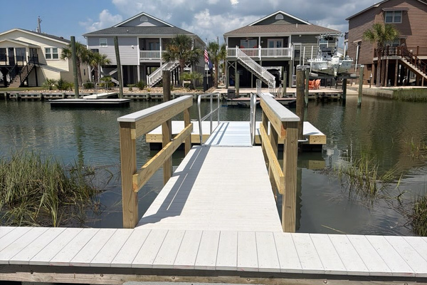 New Dock 2026 for Sunbathing, Fishing, Boating 