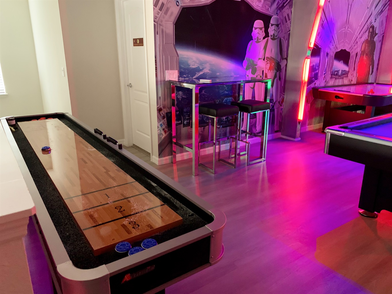 And, Play Shuffleboard