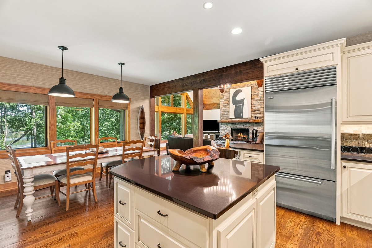 Open concept kitchen