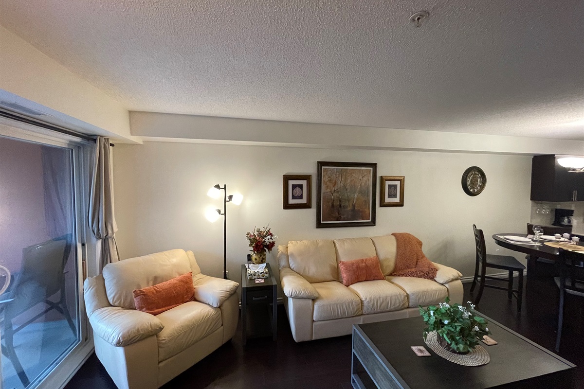 Cozy living room with TV
