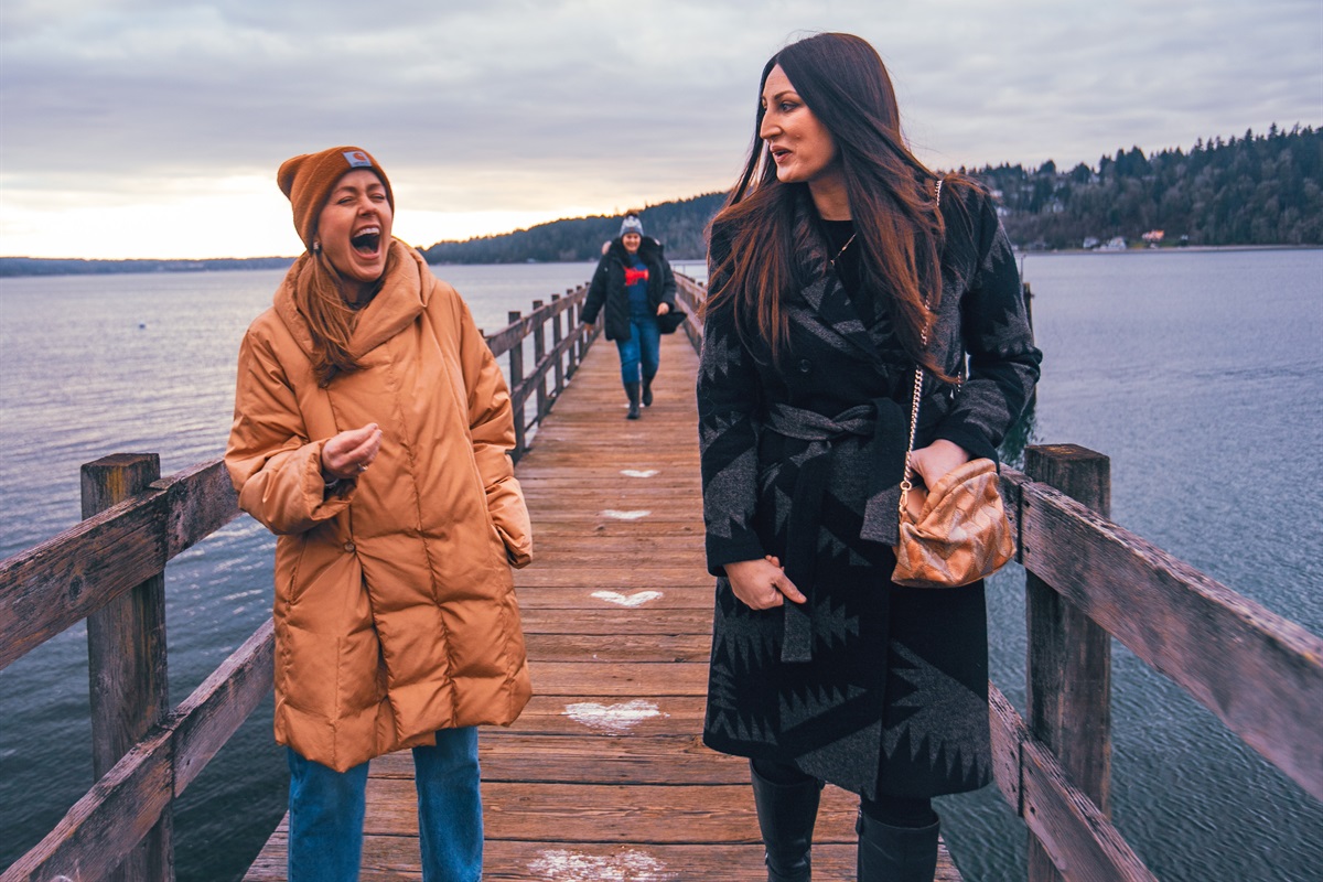 Enjoy the ocean views walking along the dock or come for stunning sunset views.