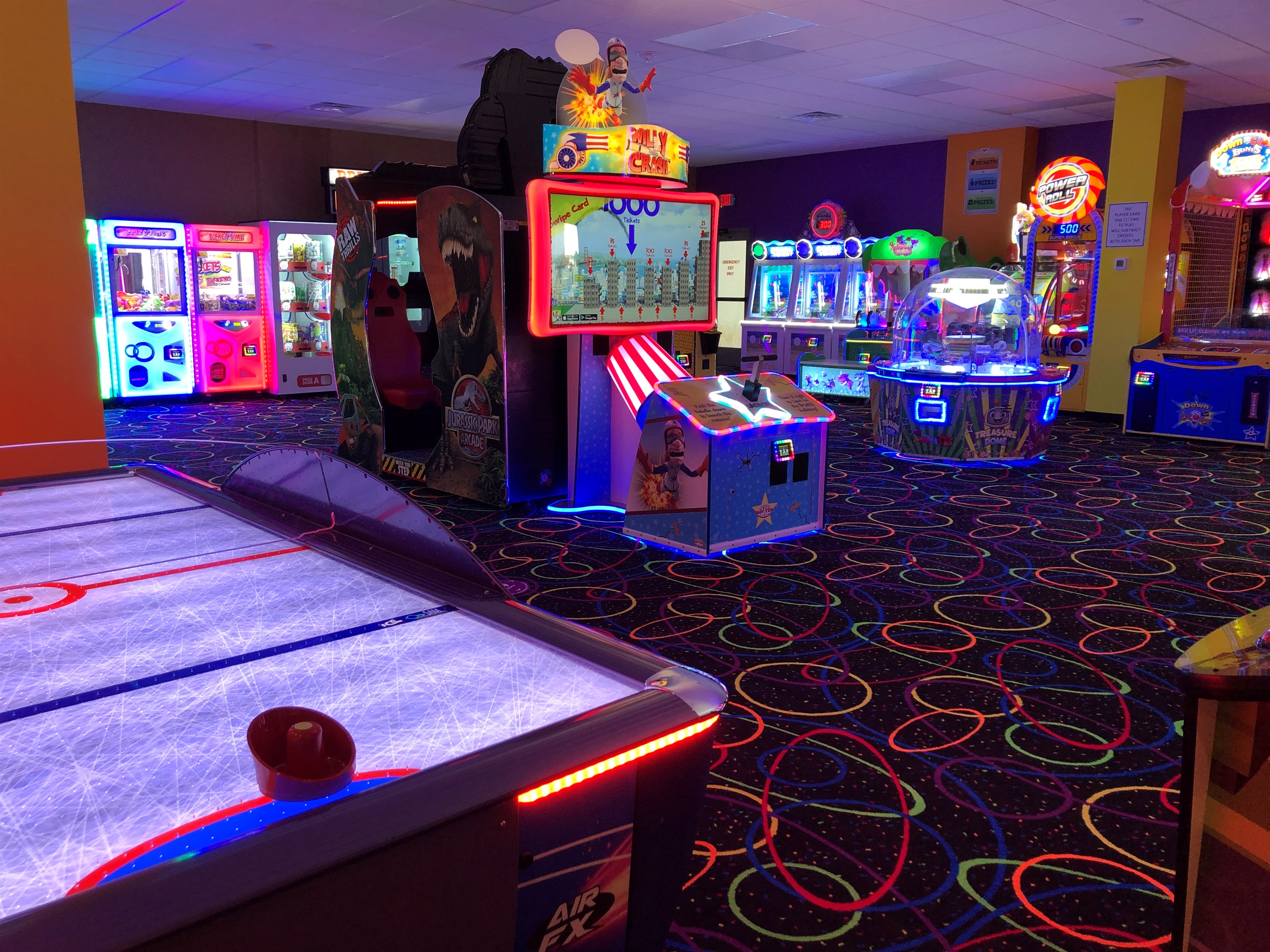 Arcade at main hotel