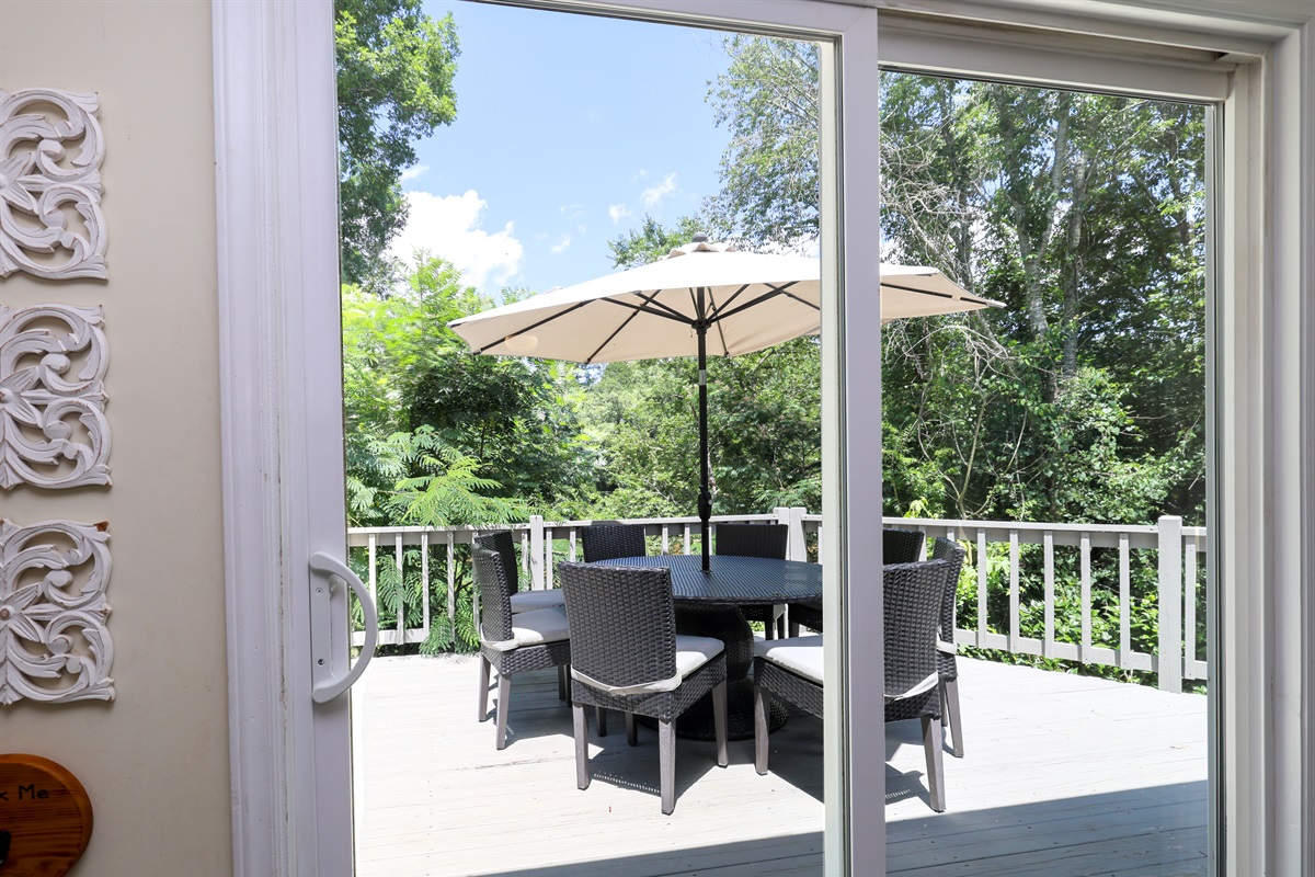 View to back deck