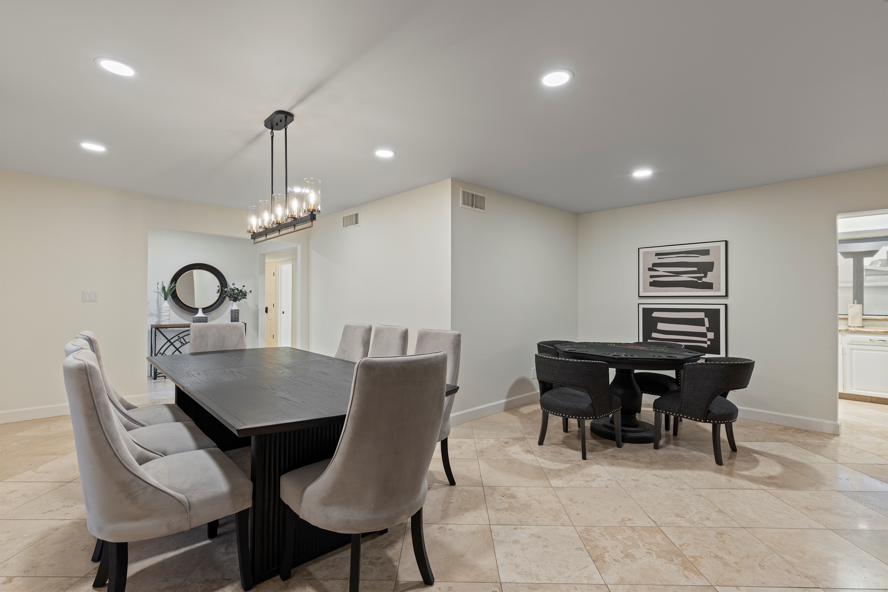 Game table—perfect for cards, board games, or a fun night in