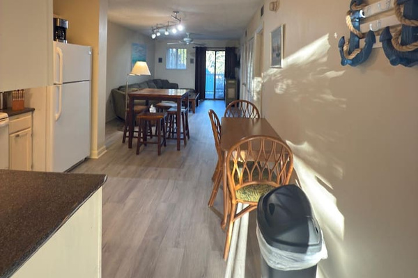 Kitchen and dining area