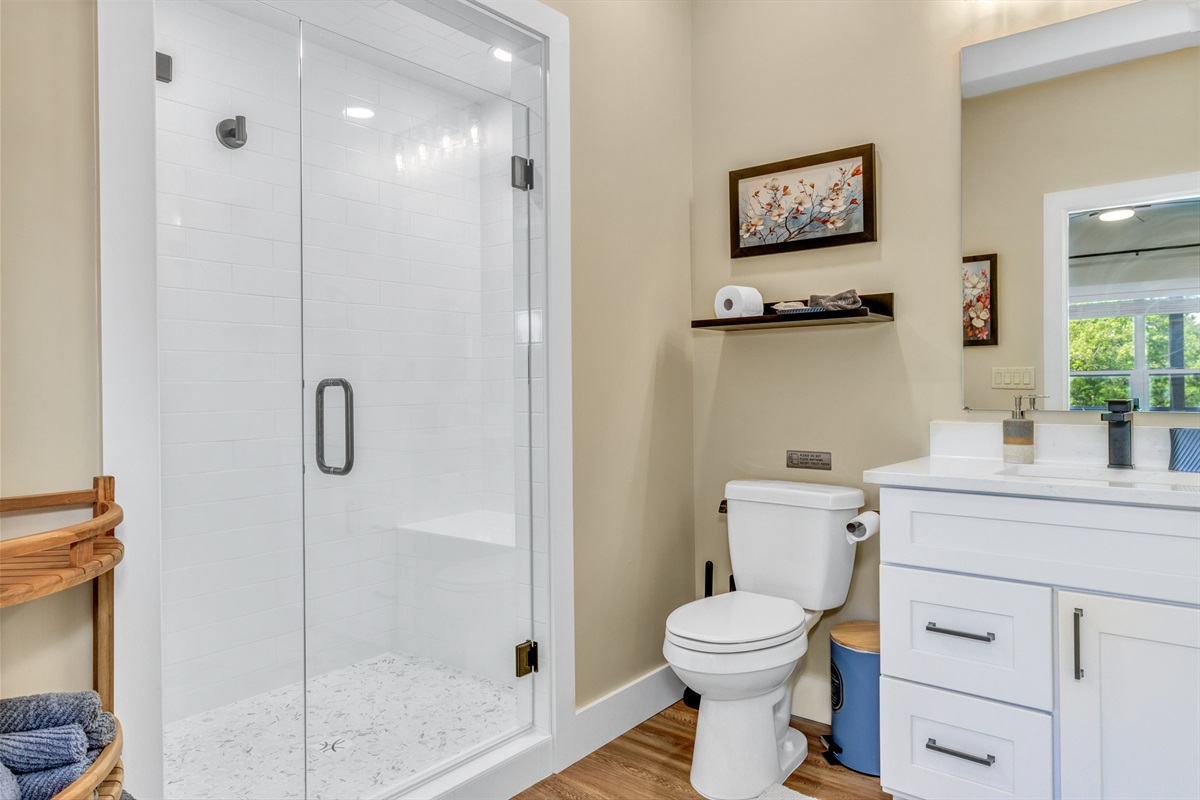 Ensuite Bathroom in Primary with Shower