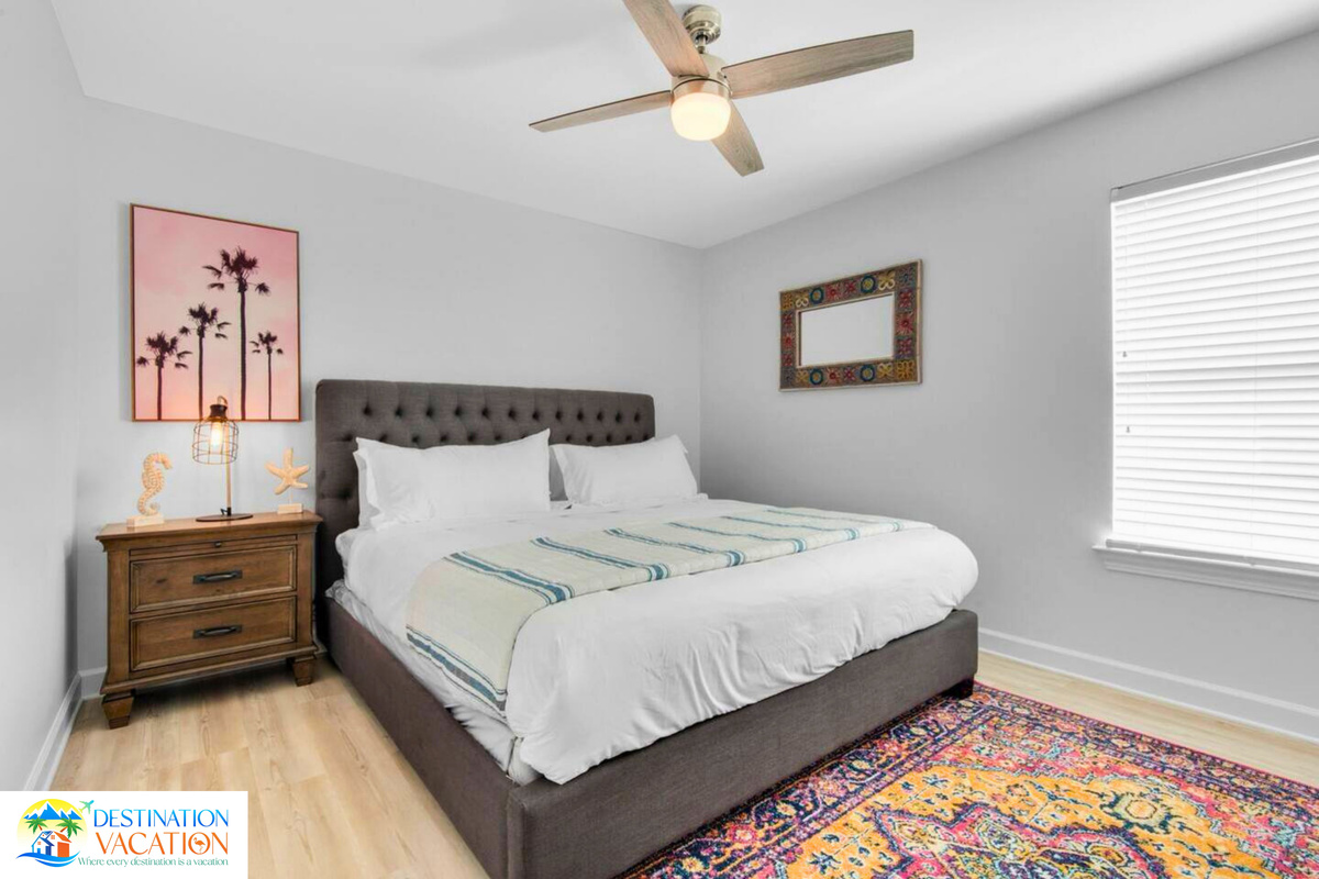 A charming bedroom retreat for restful nights.