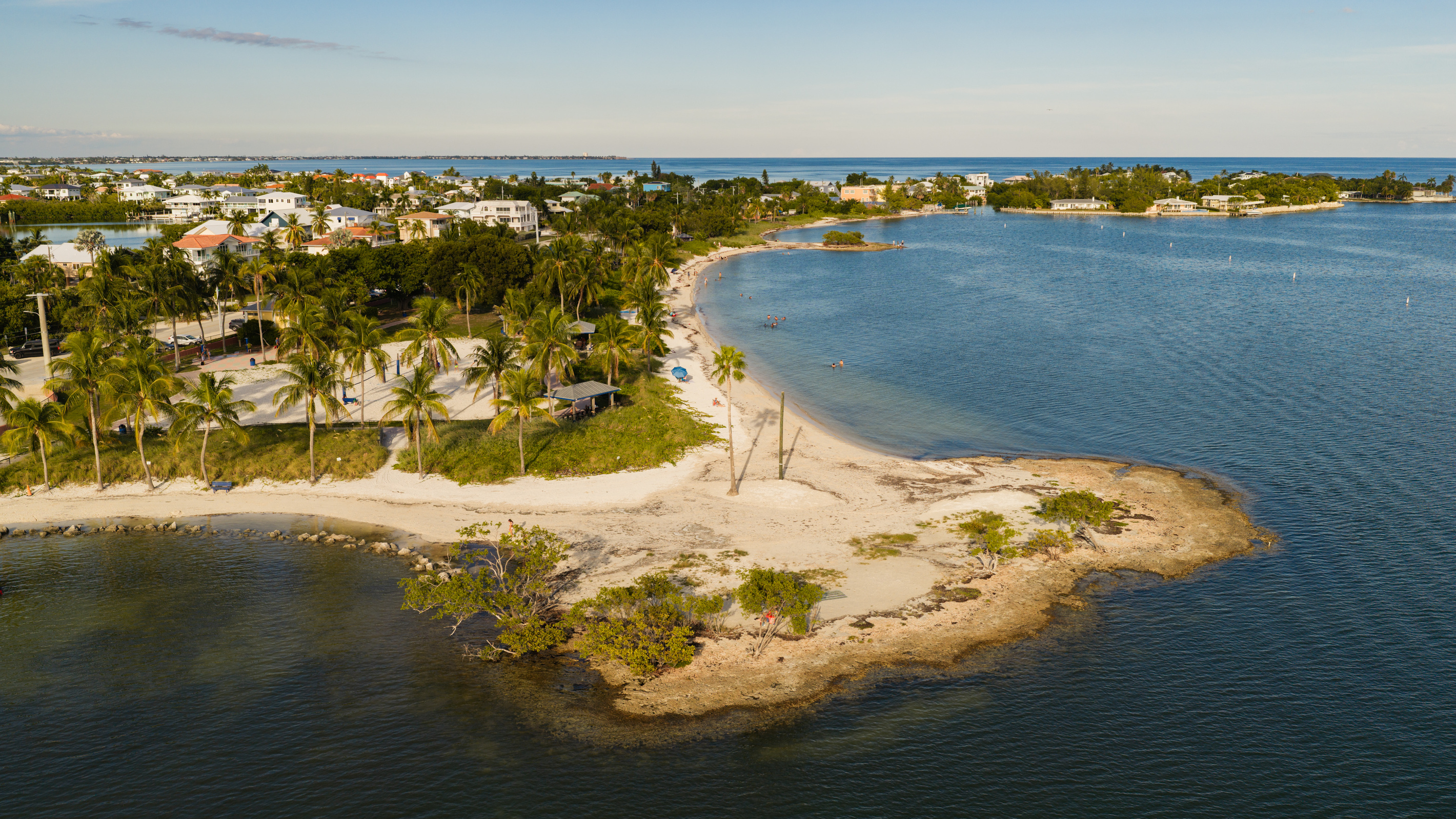 Two blocks from Sombrero beach.