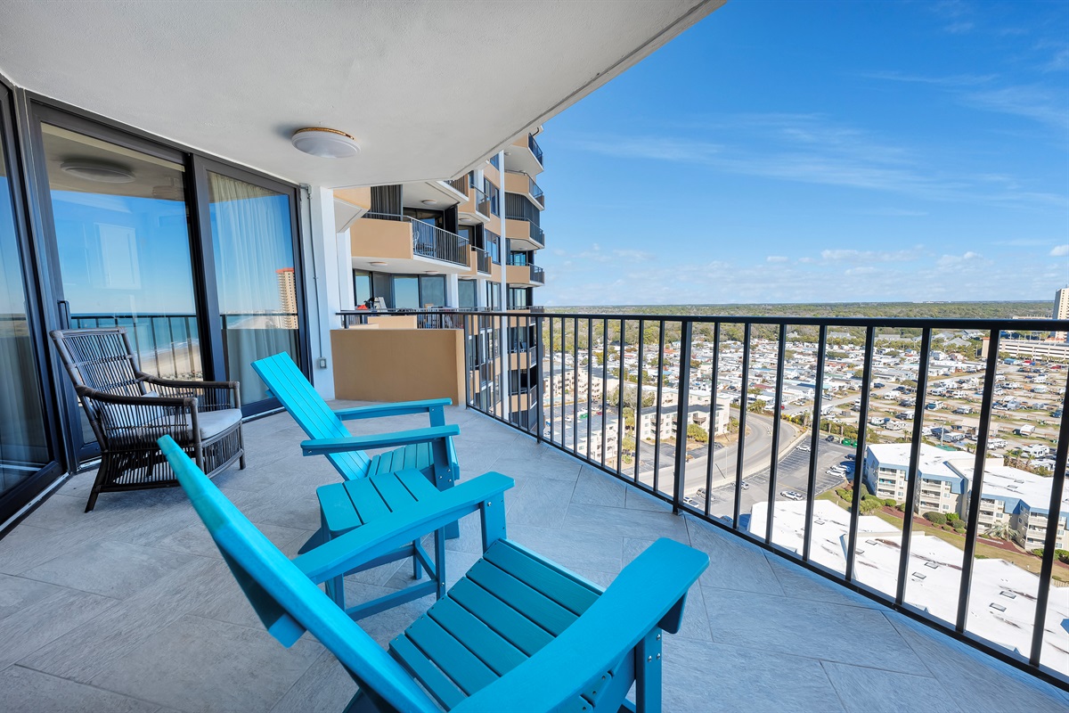 Breathtaking Views from Balcony!