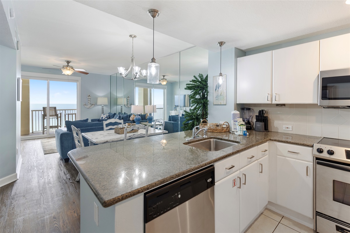 Gulf-Views While Cooking