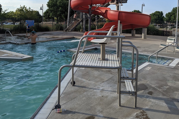 The neighborhood pool and water park are only open during the summer months.