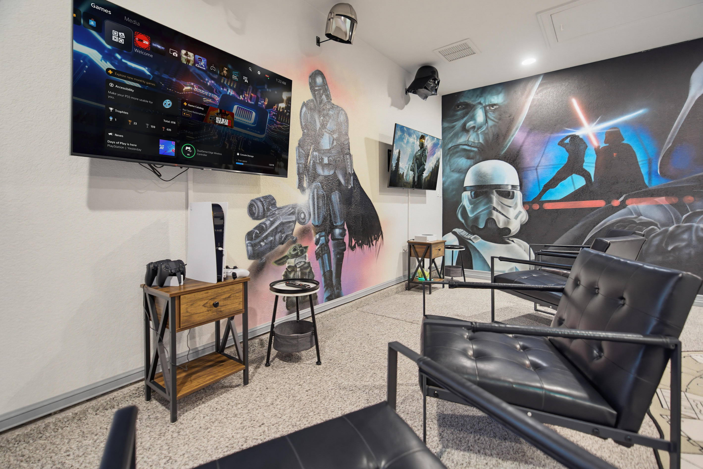 Play station and Xbox