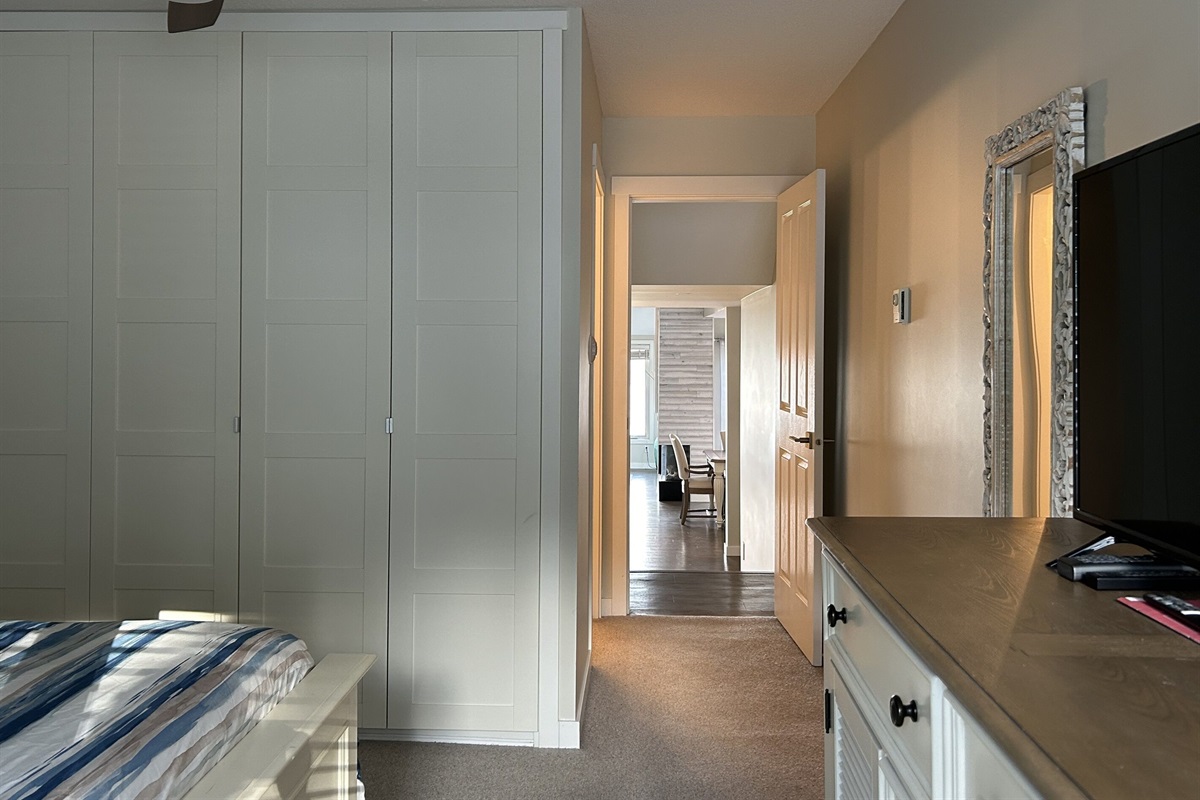 View from master to living area