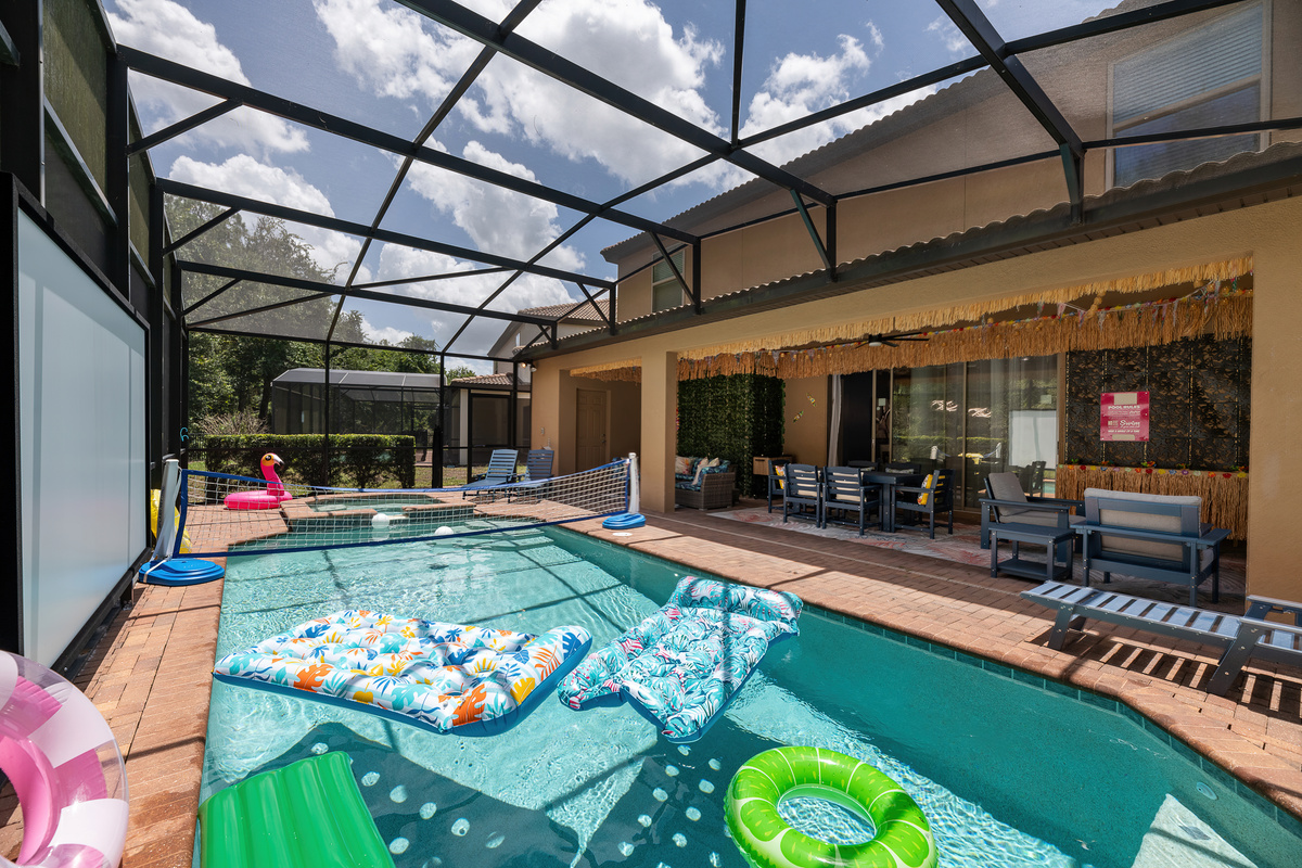 House Pool and Patio Space