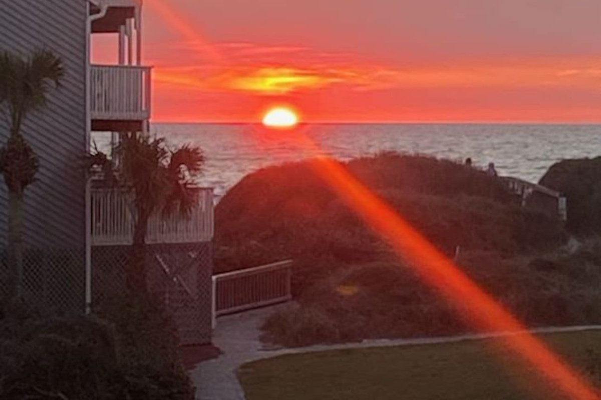 Watch the sky go electric orange from your private master deck &mdash; the Gulf sunset you'll talk about all week.