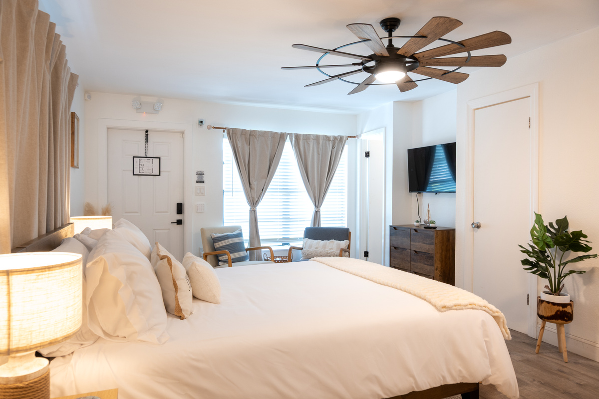 Wake up to soft light and ocean air