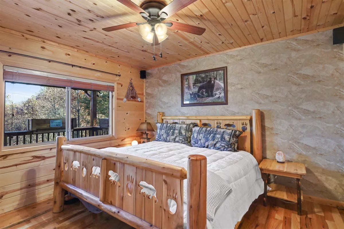 Master bedroom #1 with king bed