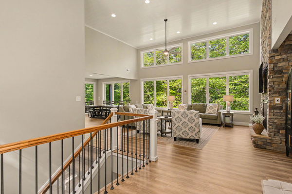 Great room seating area