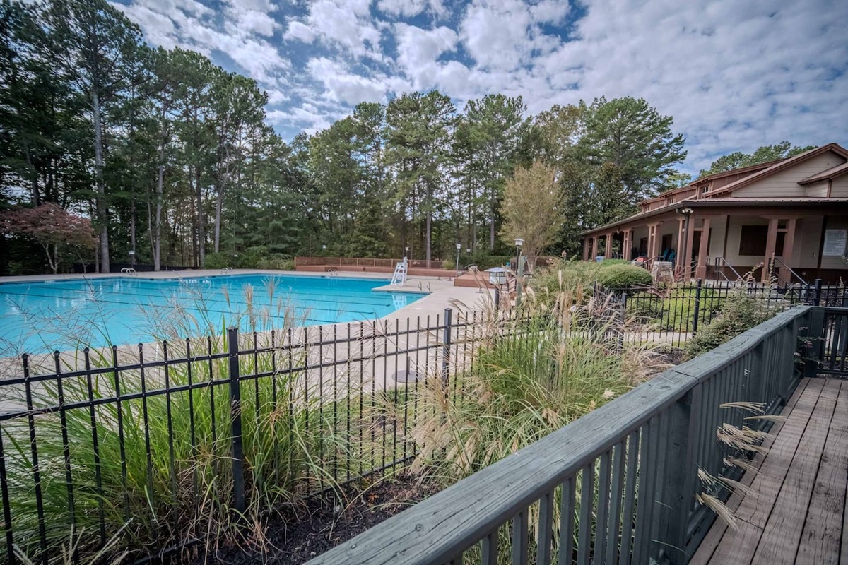 Community Pool with Pavillions