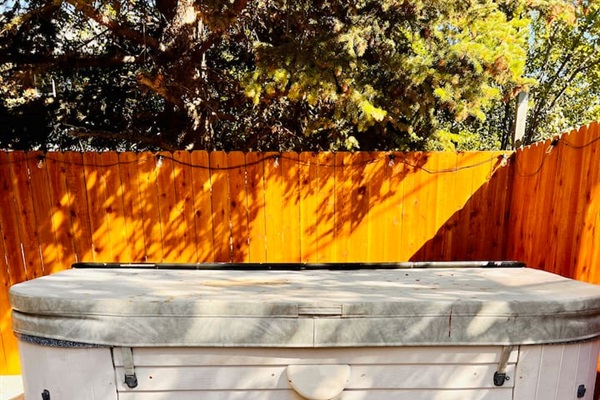 Soak in the brand new hottub which accommodates 8 to 10 people at a time.
