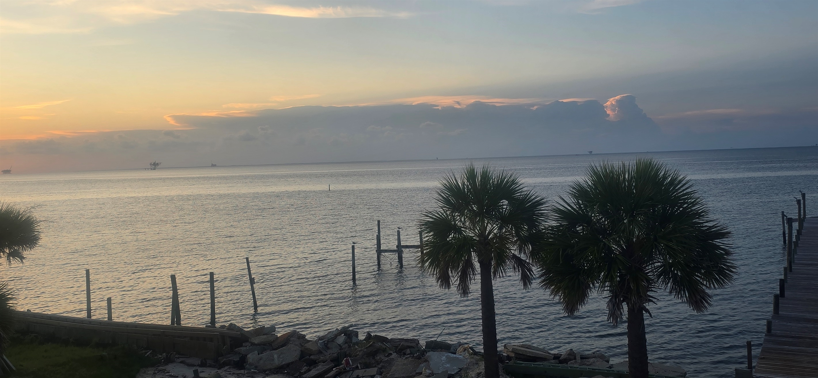 This will be view from deck