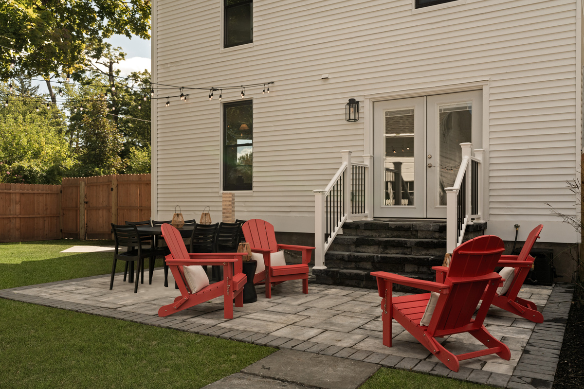 Some of the best moments happen right here. Settle into the Adirondack chairs, catch up with your favorite people, and enjoy the peaceful, private backyard.