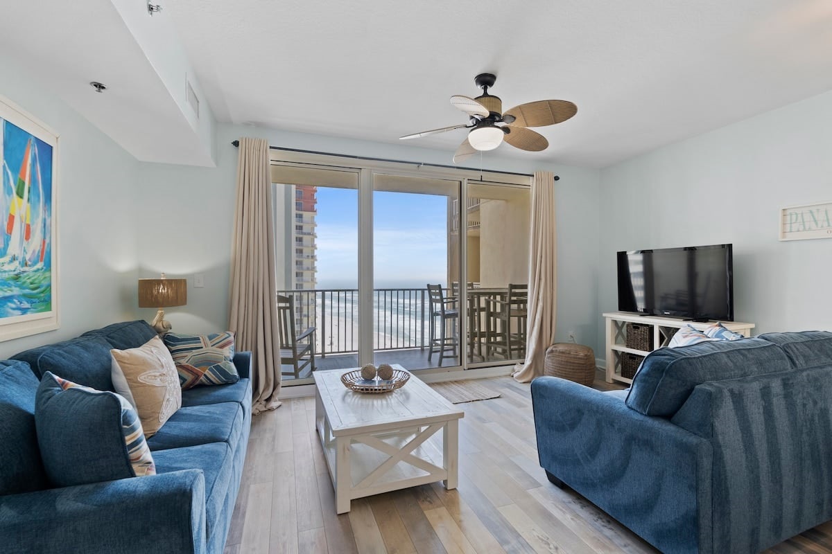 Living area with a great view