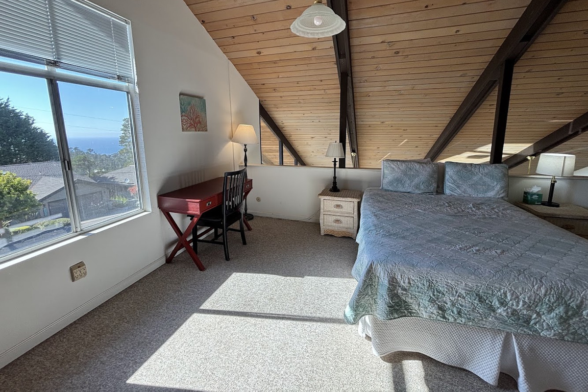 Ocean view from upstairs bedroom