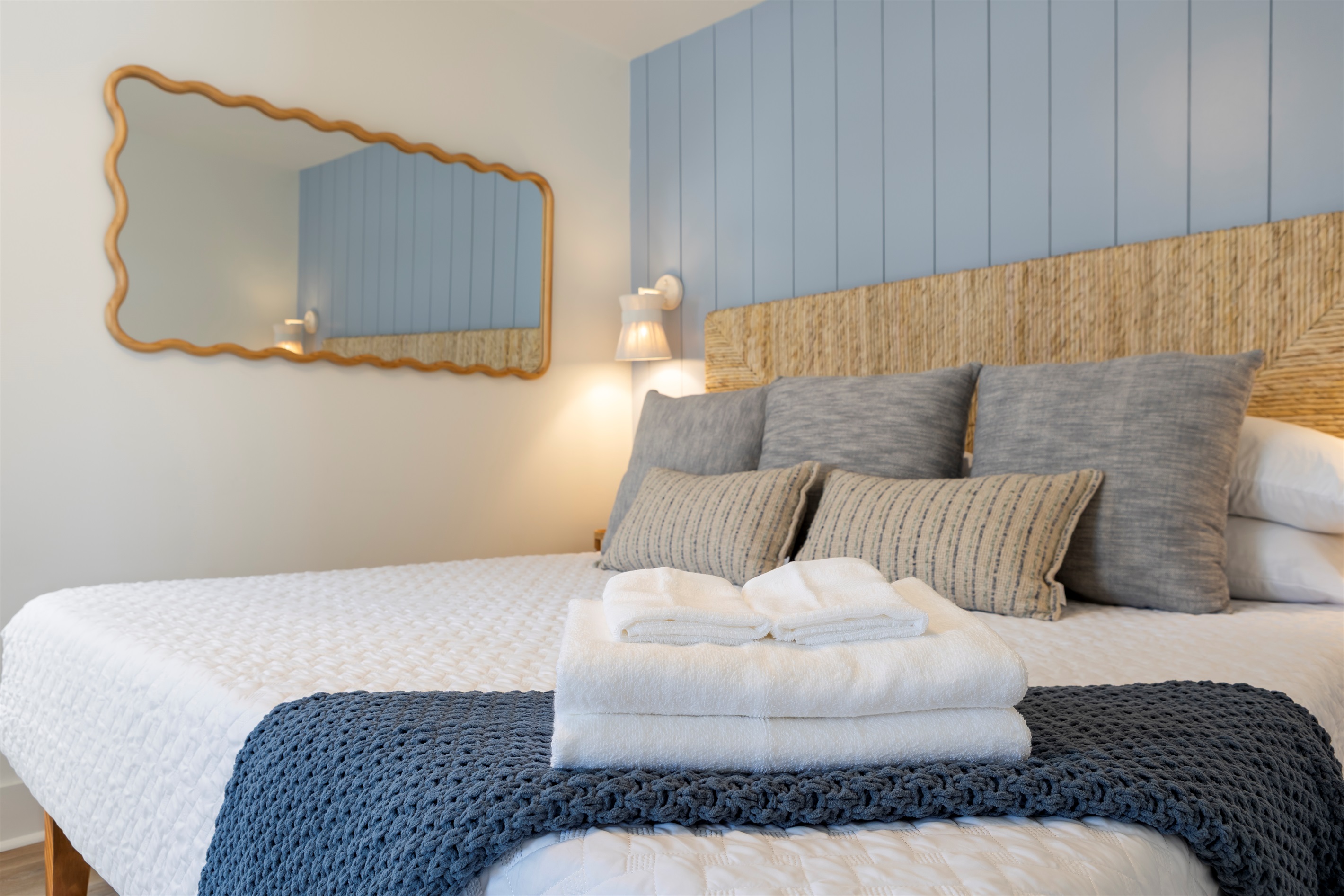 Bed linens, extra pillows and blankets provided