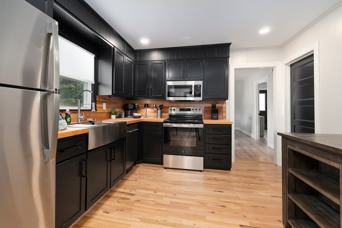 expansive kitchen