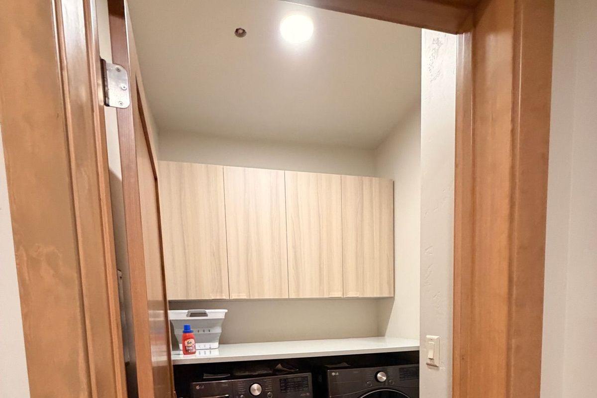 Laundry room with everything you will need for your stay